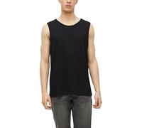 Ripp-Top aus Baumwollmix mit Crew Neck M schwarz 2178928.9999.M