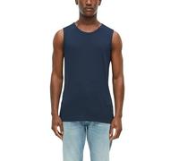 Ripp-Top aus Baumwollmix mit Crew Neck L blau 2178928.5978.L