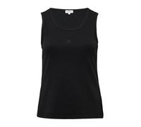 Ripp-Top im Slim Fit mit Stickerei 54 schwarz 2171453.9999.54
