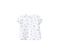 Rippshirt im A-Shape mit Puffärmeln 80 weiß 2180187.01A1.80