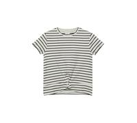 Rippshirt mit Knoten-Detail 146/152 creme|schwarz 2178006.02G1.146_152