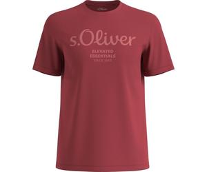 s.Oliver RL BIG SIZE LOGO NOOS Herren T-Shirt, weinrot, größe 5XL