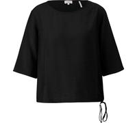s.Oliver RL BLOUSE Damen-T-Shirt, schwarz, größe 40