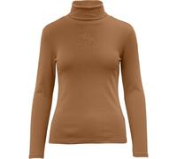 s.Oliver RL T-SHIRT LONG SLEEVE POLO NECK NOOS Langarmshirt, braun, größe 34