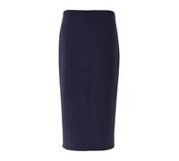 Weicher Midirock aus Scuba mit Schlitz 44 blau 2167913.5959.44