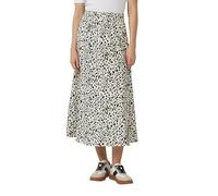 Rock aus Viskosemix mit Eingrifftaschen und Schlitz 42 creme|mehrfarbig 2168788.02A2.42