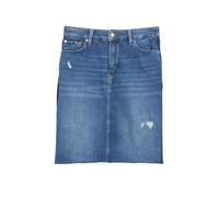 Denim-Rock mit Seitendetail und offenem Saum 40 blau 2178970.55Z4.40