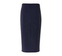 Weicher Midirock aus Scuba mit Schlitz 46 blau 2167913.5959.46