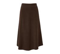 Ausgestellter Midi-Rock aus leichtem Sweat 34 braun 2170106.8486.34