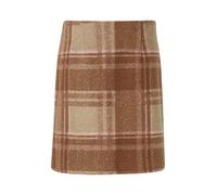 Kurzer Rock aus Wollmix 34 braun|mehrfarbig 2172939.84N1.34