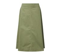 Baumwoll-Midirock mit Gummizug und Leistentaschen 38 olive 2176738.7900.38