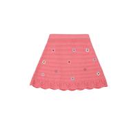 Ausgestellter Rock aus Ajourstrick mit Stickerei 104 pink 2180092.4263.104