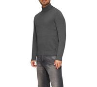 Regular Fit Rollkragenpullover aus reiner Baumwolle XXL men Anthrazit