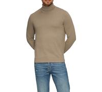 Regular Fit Rollkragenpullover aus reiner Baumwolle XXL men Hellbraun