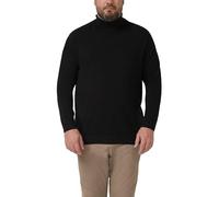 Rollkragenpullover aus reiner Baumwolle 3XL schwarz 2176955.9999.3XL