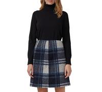 Strickpullover S.OLIVER, Damen, Gr. 46, schwarz, Strick, Obermaterial: 72% Viskose, 28% Polyester, unifarben, regular fit normal, ohne Ausschnitt, elastischer Bund, Pullover Strickpullover, mit Rollkr