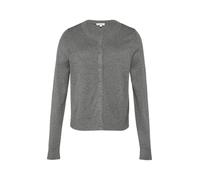 Rundhals-Strickjacke mit Knopfleiste 38 grau 2165507.9730.38