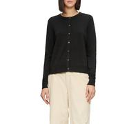 Rundhals-Strickjacke mit Knopfleiste 34 schwarz 2165507.9999.34