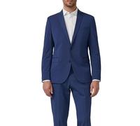 s.Oliver BLACK LABEL Sakko Slim Fit 2-Knopf mit Viskose-Anteil Blau Größe 46