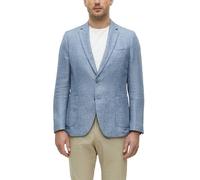 s.Oliver BLACK LABEL Regular Fit Anzugsakko aus Leinen-Mix in Hellblau, Größe 48