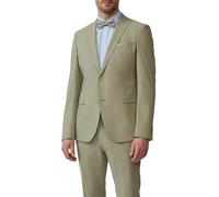 s.O Pure: Sakko aus meliertem Stretch-Fabric olivgrün 48