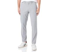 s.Oliver BLACK LABEL Anzug-Hose mit Webmuster in Hellgrau, Größe 48