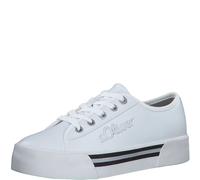 s.Oliver S. Oliver 5-5-23678-38/100 WHITE Sneaker low FS 2022 für Damen, weiß, Gr. 36 EU