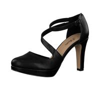 s.Oliver S. Oliver 5-5-24432-33/001 BLACK Slipper / Trotteur HW 19/20 für Damen, schwarz, Größe 40 EU