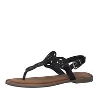 s.Oliver S. Oliver 5-5-28112-28/001 BLACK Riemchensandalen FS 2022 für Damen, schwarz, Größe 41 EU