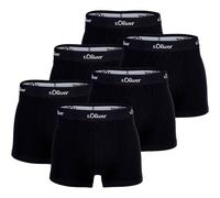 s.Oliver Herren Boxershorts, 6er Pack - Boxerbrief, Baumwoll-Stretch Schwarz / M M Schwarz