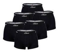 S.OLIVER s.Oliver Herren Boxershorts, 6er Pack - Trunks, Hipsters, Baumwoll-Stretch (TB_JH-34H_LS-6P) L Schwarz