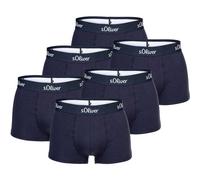s.Oliver Herren Boxershorts, 6er Pack - Trunks, Hipsters, Baumwoll-Stretch XL Blau