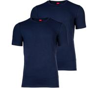S.OLIVER s.Oliver Herren T-Shirt, 2er Pack - Basic, Rundhals, einfarbig (JH-36TSR_LS) L Marine