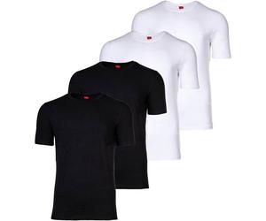S.OLIVER s.Oliver Herren T-Shirt, 4er Pack - Basic, Rundhals, einfarbig (TB_JH-36TSR_LS-4P) XL Weiß