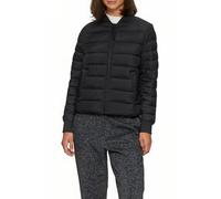 Kurze Steppjacke mit Rippbündchen 44 schwarz 2159425.9999.44