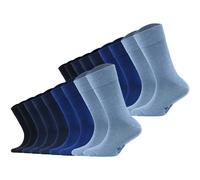 S.OLIVER s.Oliver Kinder Socken, 18er Pack - Kurzsocken, einfarbig (TB_S20031-18P) 39-42 Blau