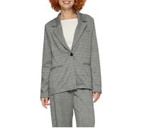 Karierter Blazer aus Viskosemix 38 grau|schwarz 2153318.99N0.38