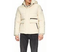 Gesteppte Winterjacke mit Kapuze und Innenkragen XL creme 2150208.0510.XL