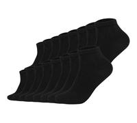 S.OLIVER s.Oliver Unisex Socken, 16er Pack - Quarter, einfarbig (TB_S21009-16P) 43-46 Schwarz