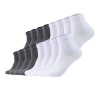S.OLIVER s.Oliver Unisex Socken, 16er Pack - Quarter, einfarbig (TB_S21009-16P) 43-46 Weiß/Grau