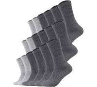 S.OLIVER s.Oliver Unisex Socken, 18er Pack - Essentials Tennis Socks, einfarbig (TB_S30001001-18P) 35-38 Grau