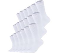 S.OLIVER s.Oliver Unisex Socken, 18er Pack - Essentials Tennis Socks, einfarbig (TB_S30001001-18P) 35-38 Weiß