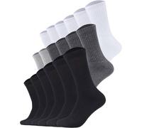 S.OLIVER s.Oliver Unisex Socken, 18er Pack - Essentials Tennis Socks, einfarbig (TB_S30001001-18P) 35-38 Weiß/Schwarz/Grau