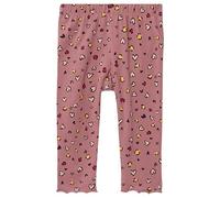 Baumwollleggings im Slim Fit mit All-over-Print und Rollsaum 74 pink|mehrfarbig 2169209.44A2.74