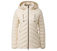 Outdoorjacke S.OLIVER, Damen, Gr. 40, beige (cream), Steppware, Obermaterial: 100% Polyester. Futter: 100% Polyester, unifarben, casual, slim fit normal, Langarm elastischer Bund, Jacken, mit abnehmba