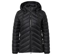 Outdoorjacke S.OLIVER, Damen, Gr. 36, schwarz, Steppware, Obermaterial: 100% Polyester. Futter: 100% Polyester, unifarben, casual, slim fit normal, Langarm elastischer Bund, Jacken, mit abnehmbarer Ka