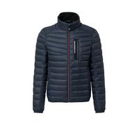 Outdoorjacke S.OLIVER, Herren, Gr. XXL, blau (navy), Steppware, Obermaterial: 100% Polyester, unifarben, casual, regular fit taillenbedeckt, Langarm elastischer Bund, Jacken, mit sportiven Kontrastdet
