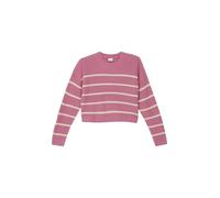 s.Oliver Strickpullover Boxy Fit mit Streifenmuster Rosa Größe 158/164