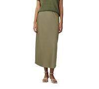 s.Oliver Satinierter Midirock aus Viskosemix mit Elastikbund