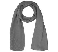 Schal aus Baumwolle mit Rippstruktur ONESIZE grau 2152290.9730.ONESIZE